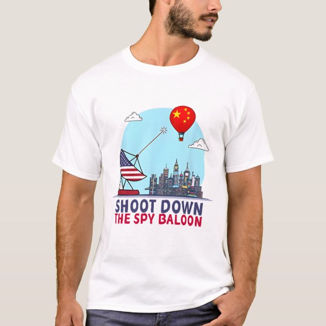 Chinese Spy Balloon T-Shirt (Front)