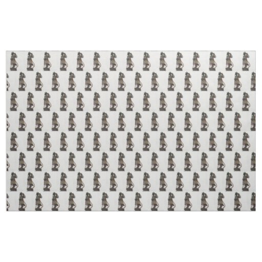 Chinese Statue Fabric