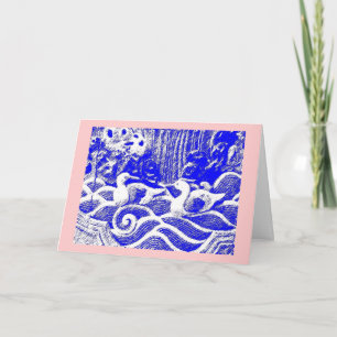 "Chinese Still Life Valentine Card" Holiday Card