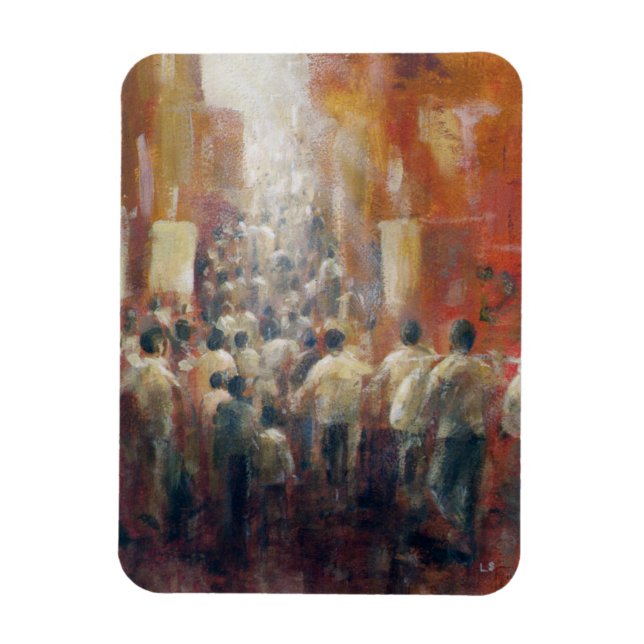 Chinese Street 1992 Magnet (Vertical)