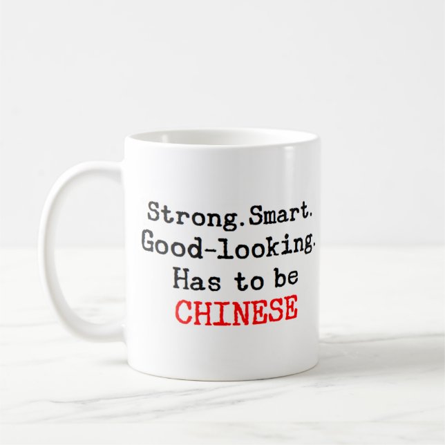 chinese strong coffee mug (Left)