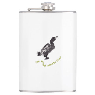 Chinese stucco art with duck flask