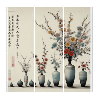 Chinese-style floral art