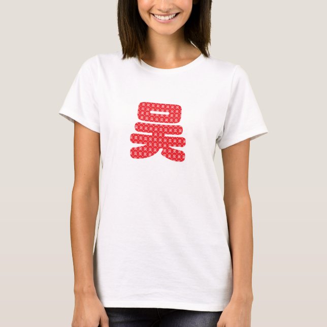 Chinese surnames T-Shirt (Front)