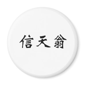Chinese Symbol for albatross Magnet