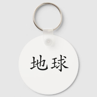 Chinese Symbol for earth Keychain