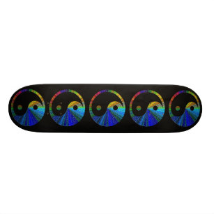 Chinese Symbol Yin Yang Design Skateboard Deck