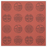 Chinese Symbols Fabric