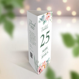 Chinese Table number, Menu & thank you card