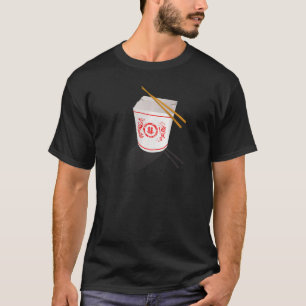 Chinese Take Out Food Box With ChopSticks T-Shirt