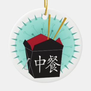 Chinese Take Out - SRF Ceramic Ornament