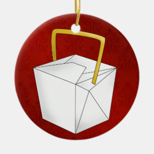 Chinese Take Out - SRF Ceramic Ornament