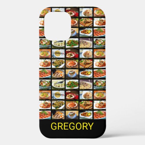 Chinese Takeout Restaurant Photo Menu Board  iPhone 12 Pro Case