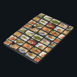 Chinese Takeout Restaurant Photo Menu Board iPad Pro Cover<br><div class="desc">There's a chance this iPad cover might make you hungry. That's because it's made to look like a photo menu board at a Chinese takeout restaurant with photos of Chinese food against a black background with the name of each dish and pricing information below each in yellow lettering. Perfect for...</div>
