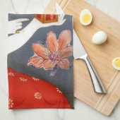 CHINESE TEA AD kitchen towel (Quarter Fold)