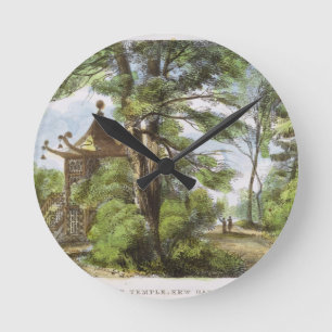 Chinese Temple, Kew Gardens, plate 13 from 'Kew Ga Round Clock