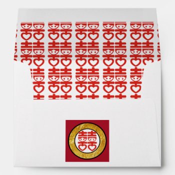 Chinese Theme Invite Envelope by WeddingButler at Zazzle