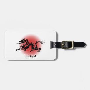 Chinese traditional dragon luggage tag