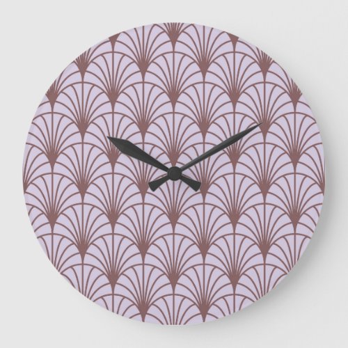 Chinese Traditional Retro Pattern Background Large Clock