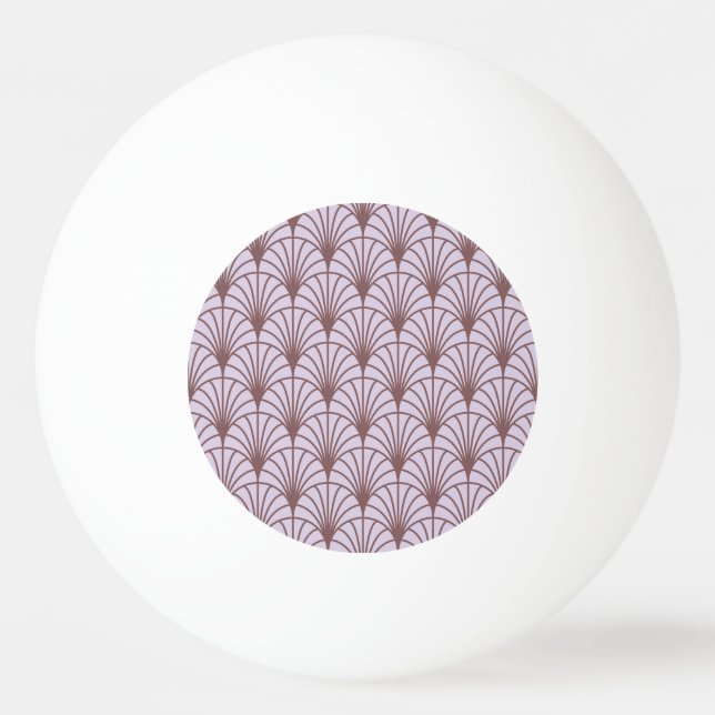 Chinese Traditional: Retro Pattern Background. Ping Pong Ball (Front)