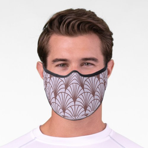 Chinese Traditional Retro Pattern Background Premium Face Mask
