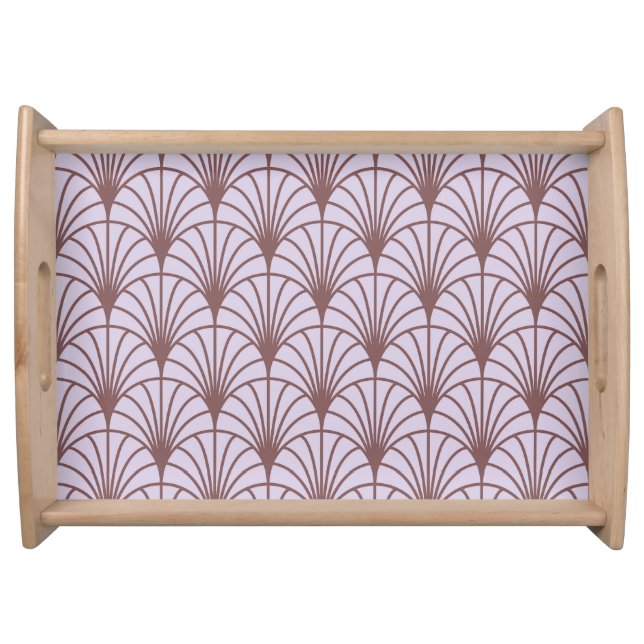 Chinese Traditional: Retro Pattern Background. Serving Tray (Front)