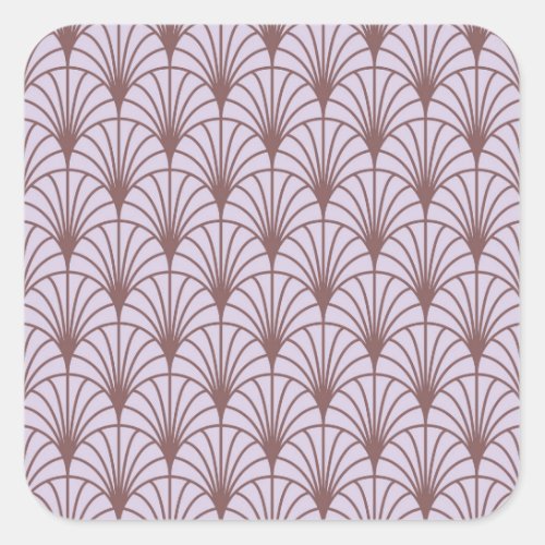 Chinese Traditional Retro Pattern Background Square Sticker