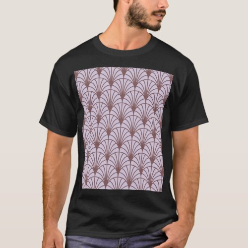 Chinese Traditional Retro Pattern Background T_Shirt