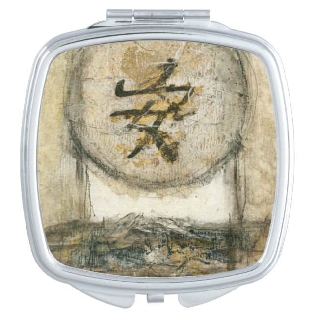 Chinese Tranquility Painting by Mauro Makeup Mirror (Front)