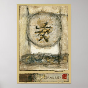 Chinese Tranquillity Painting by Mauro Poster