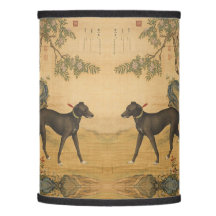 Chinese Vintage 1748 The Dog& Tree Flowers Pattern
