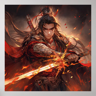 Chinese Warrior Poster