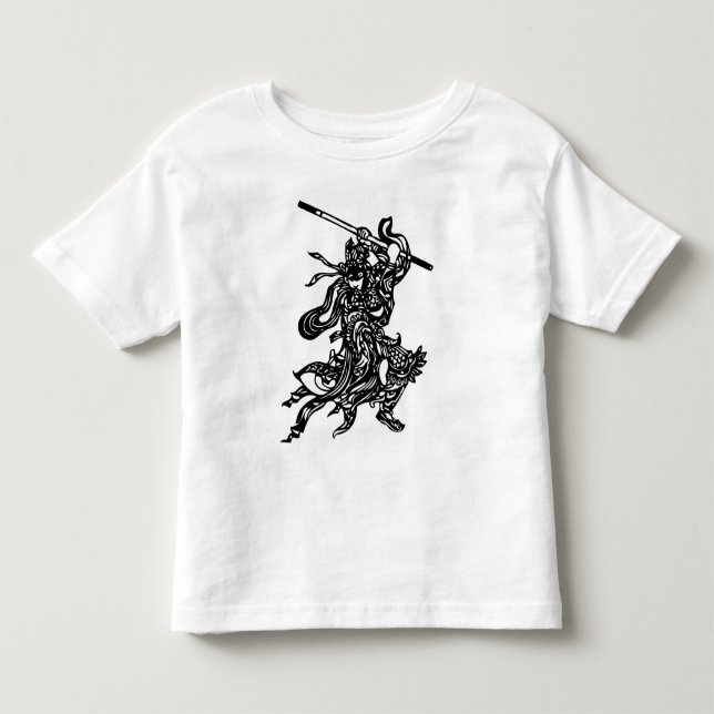 Chinese Warrior Toddler T-shirt (Front)