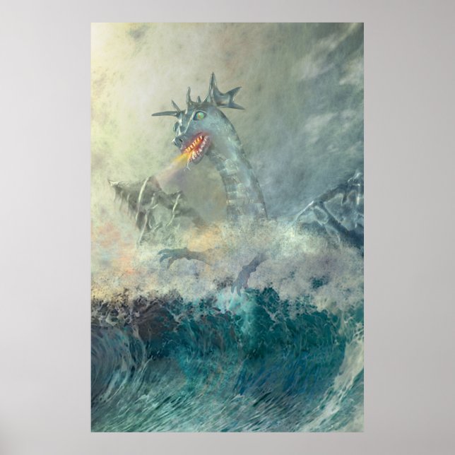 Chinese Water Dragon Poster (Front)