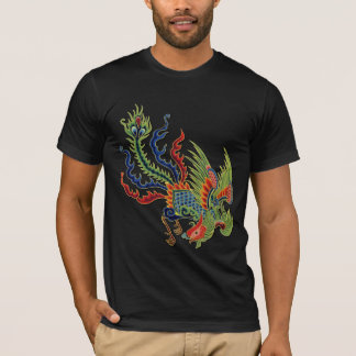 Chinese Wealthy Peacock Tattoo T-Shirt