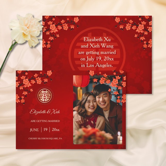 Chinese Wedding Double Happiness   Save The Date (Creator Uploaded)