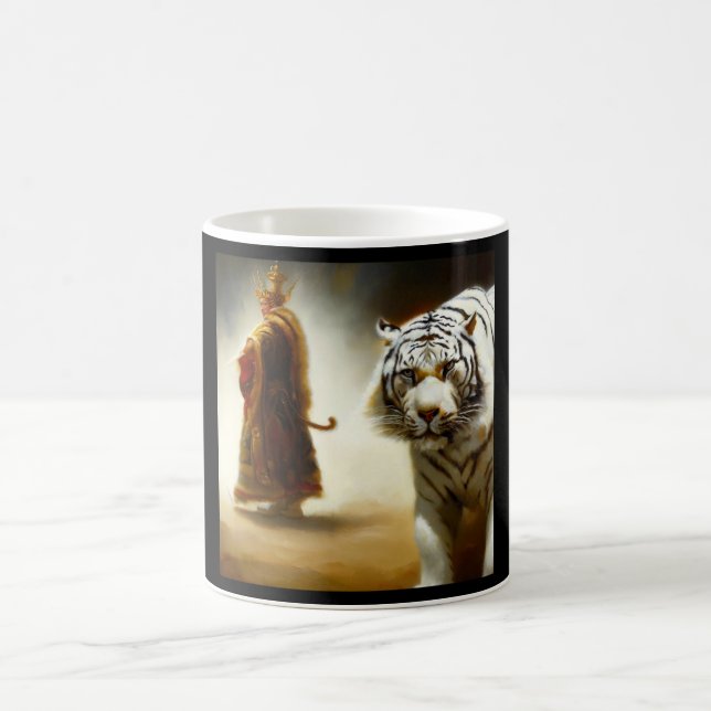 Chinese White Tiger (14) Coffee Mug (Center)