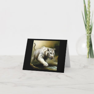 Chinese White Tiger (17) Card