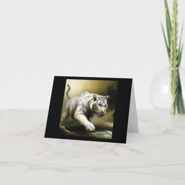 Chinese White Tiger (17) Card (Front)