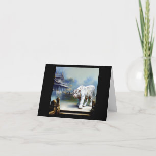 Chinese White Tiger (18) Card