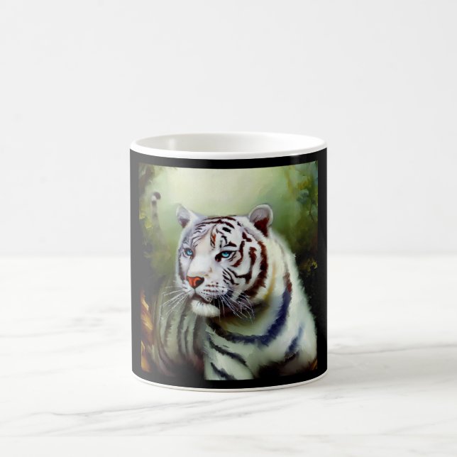 Chinese White Tiger (22) Coffee Mug (Center)