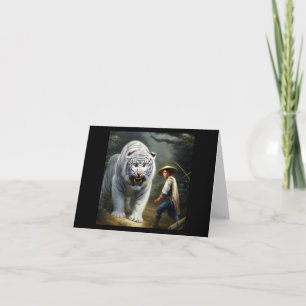 Chinese White Tiger (25) Card