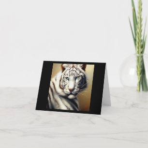 Chinese White Tiger (3) Card
