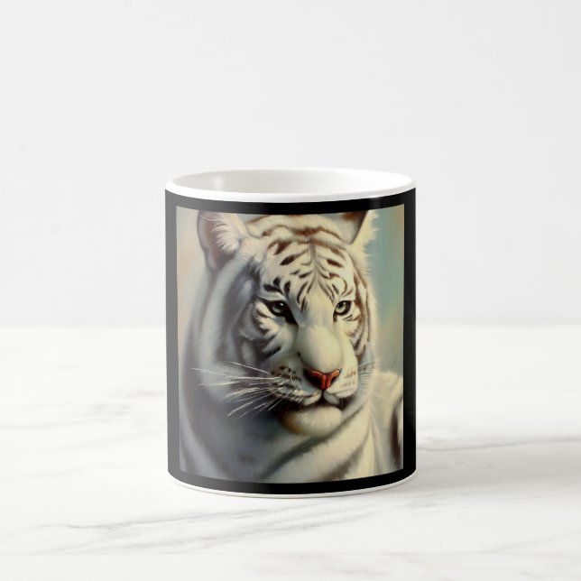 Chinese White Tiger (4) Coffee Mug (Center)