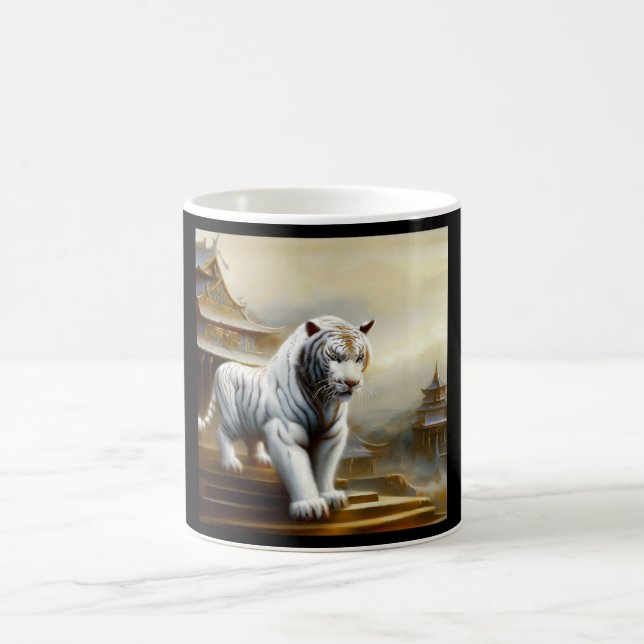 Chinese White Tiger (5) Coffee Mug (Center)
