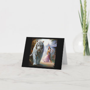 Chinese White Tiger (8) Card
