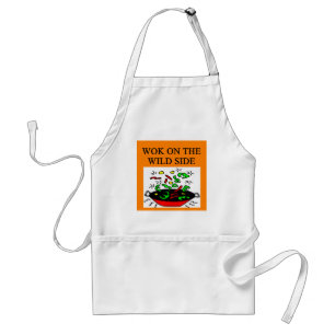 chinese wok cooking adult apron