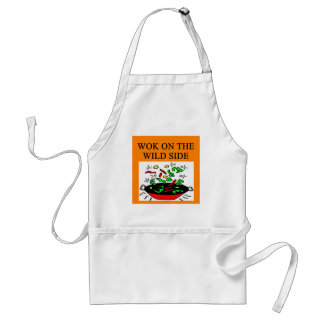 chinese wok cooking adult apron