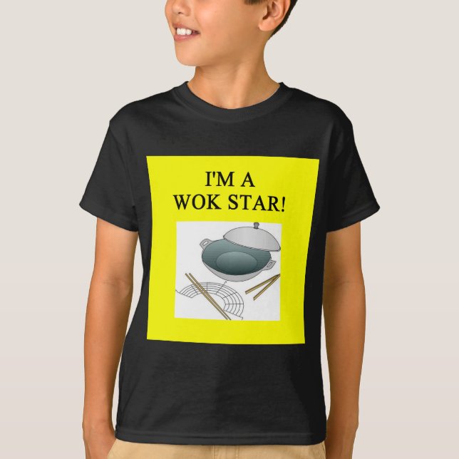 chinese wok cooking T-Shirt (Front)