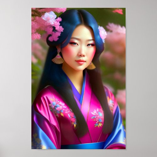 Chinese Woman Poster